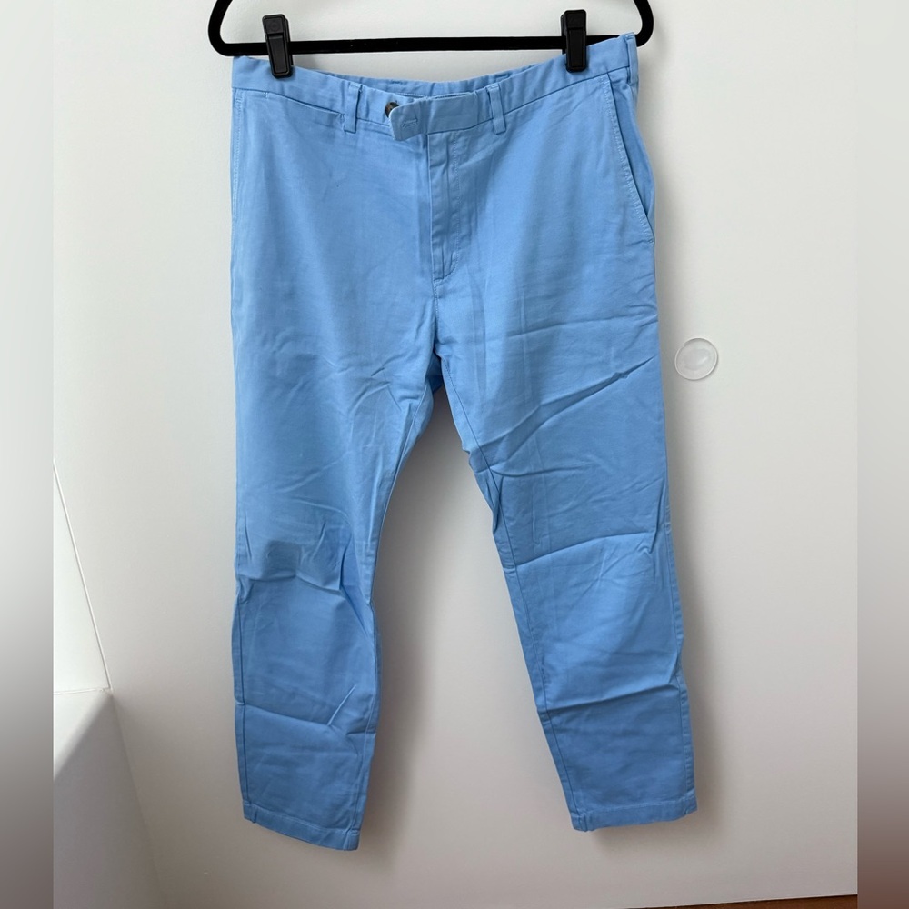 Brooks Brothers Sky Blue Chinos, size: W34, L32